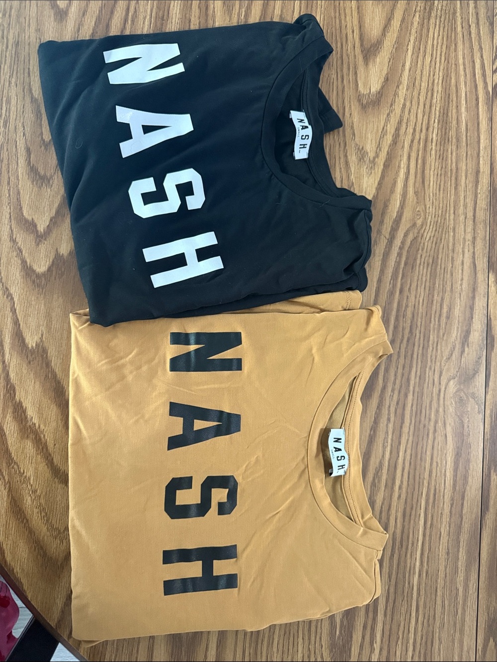 Nash Short-Sleeve Graphic Tee in Black and Mustard